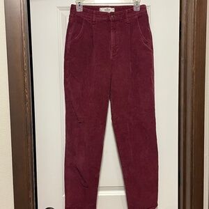 Maroon Corduroy Pants